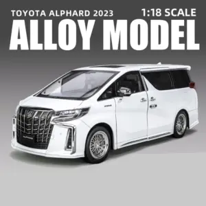 White Toyota Alphard 1/18 Alloy Scale Model 14 S233f02259ad34f65be4d7b03a93d7663M