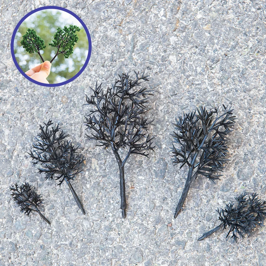 Miniature Artificial Trees Set for Dioramas (20 pcs) 6 Miniature Artificial Trees Set for Dioramas (20 pcs) - Image 6