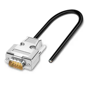 Black RS232 Connector Cable 0.5m-20m 18 S23b2a2c263fb41878b43b6010fb6af0fT