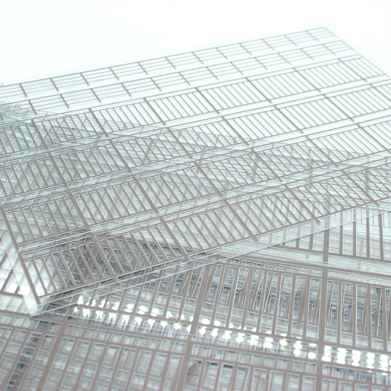 Transparent Miniature Fence for Dioramas 6 Transparent Miniature Fence for Dioramas - Image 6