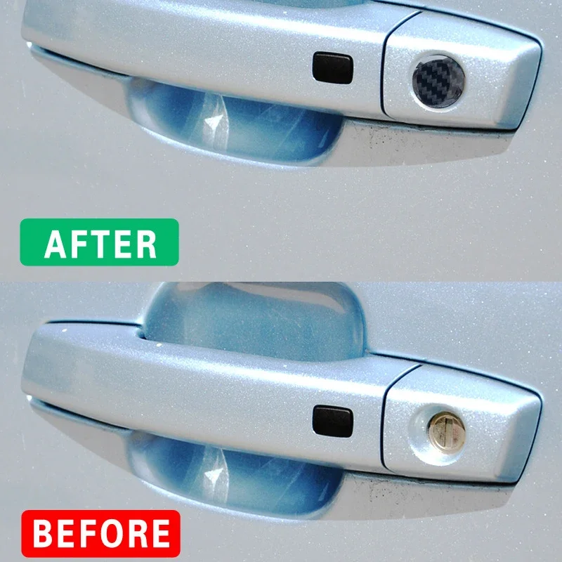 20mm Car Door Keyhole Cover Stickers Set 3 20mm Car Door Keyhole Cover Stickers Set - Image 3