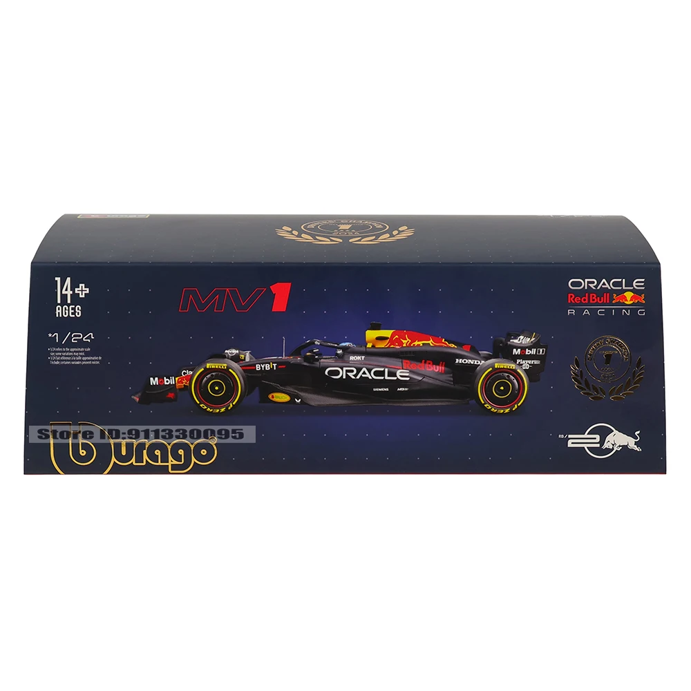 Red Bull Racing RB20 Diecast Model 1:24 Scale 6 Red Bull Racing RB20 Diecast Model 1:24 Scale - Image 6