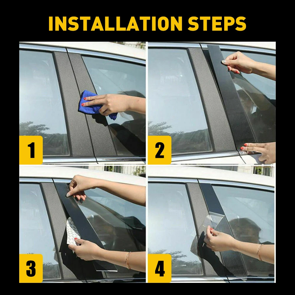 Volkswagen Polo MK6 2019-2024 Pillar Post Covers Set 4 Volkswagen Polo MK6 2019-2024 Pillar Post Covers Set - Image 4