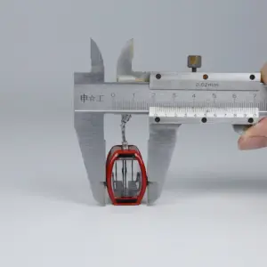 Red 1/87 Gondola Lift Cabin Model 15 S246d87c40fa542089da4b84b734e9fcax