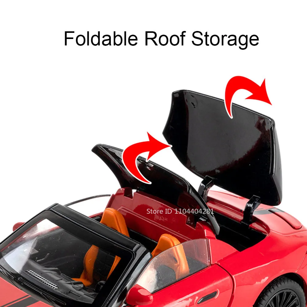 Vibrant Yellow and Black Miniature Sports Car 3 Vibrant Yellow and Black Miniature Sports Car - Image 3