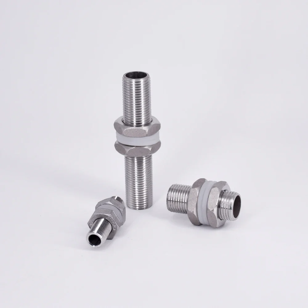 Stainless Steel Bulkhead Lock Pipe Fitting 30-150mm 2 Stainless Steel Bulkhead Lock Pipe Fitting 30-150mm - Image 2
