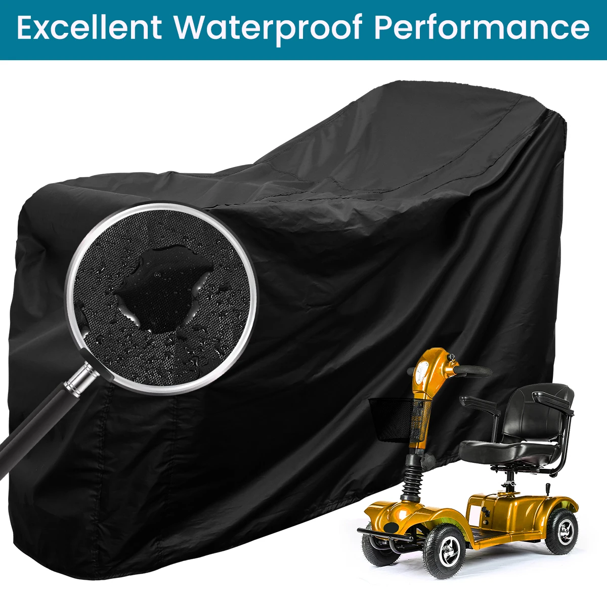 Outdoor Waterproof Mobility Scooter Cover 3 Outdoor Waterproof Mobility Scooter Cover - Image 3