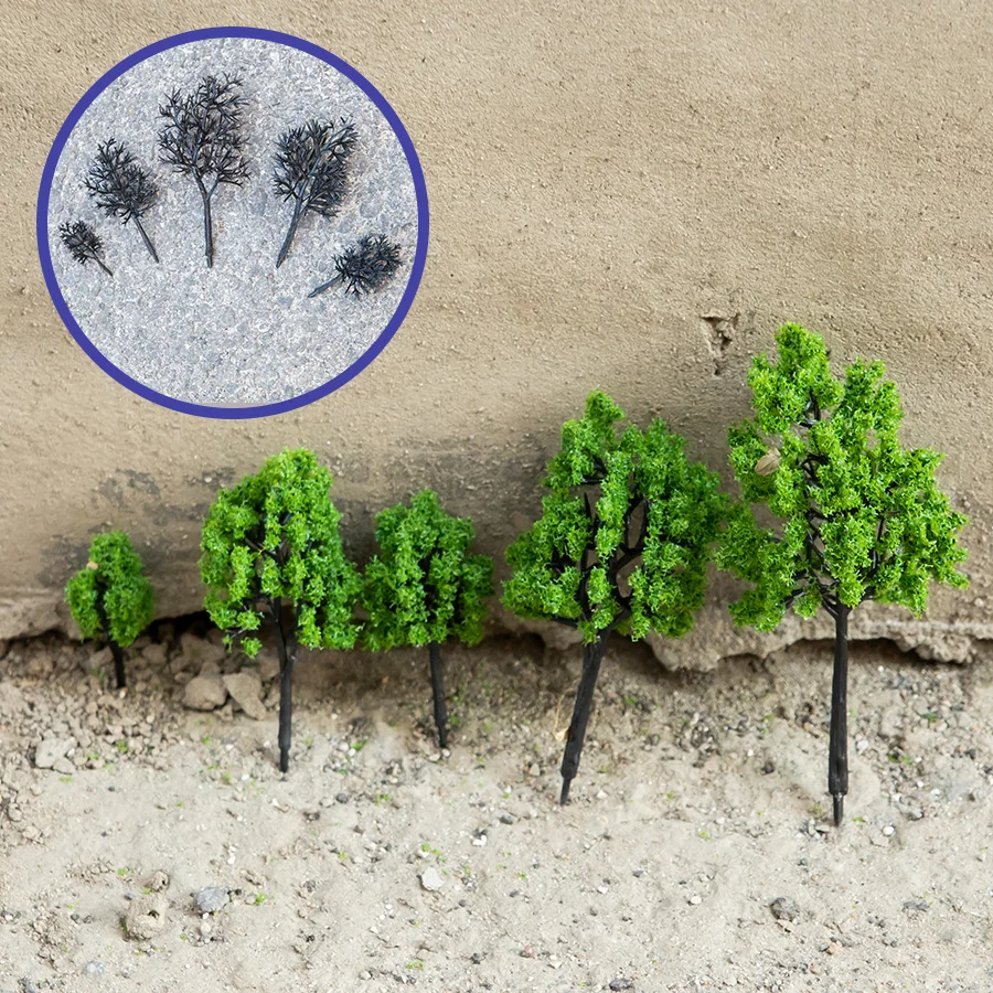 Miniature Artificial Trees Set for Dioramas (20 pcs) 3 Miniature Artificial Trees Set for Dioramas (20 pcs) - Image 3