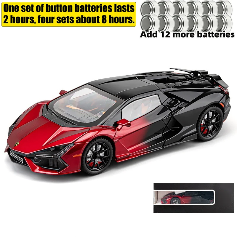 White 1:24 Scale Diecast Supercar Model 15 White 1:24 Scale Diecast Supercar Model - Image 15