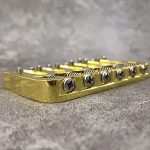 Gold Fixed Guitar Bridge for Both Hands