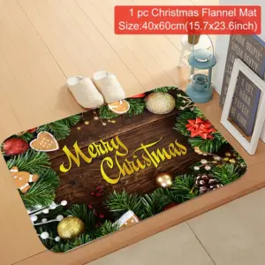 Festive Santa Christmas Door Mat 30x20x5 cm 49 S25fa1f2eb83f45e08be29c75df0f6b563
