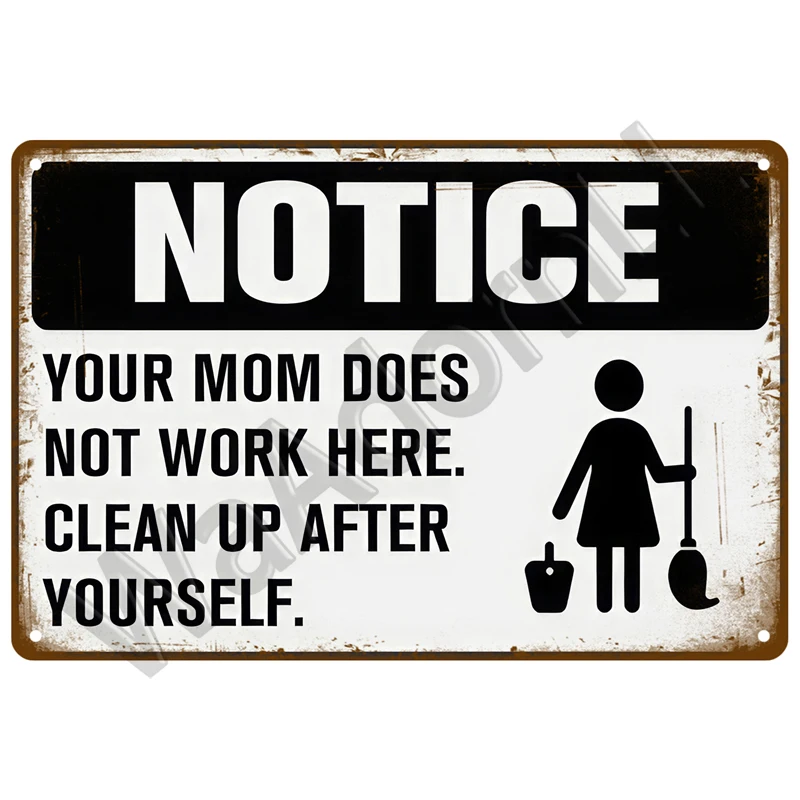 Vintage Metal Sign 20 x 30 cm Customizable 3 Vintage Metal Sign 20 x 30 cm Customizable - Image 3