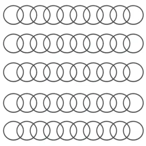 Set of 50 Rubber Drive Belts for Audio Equipment 14 S26fd70de474045e6a00261b73102dfc0w