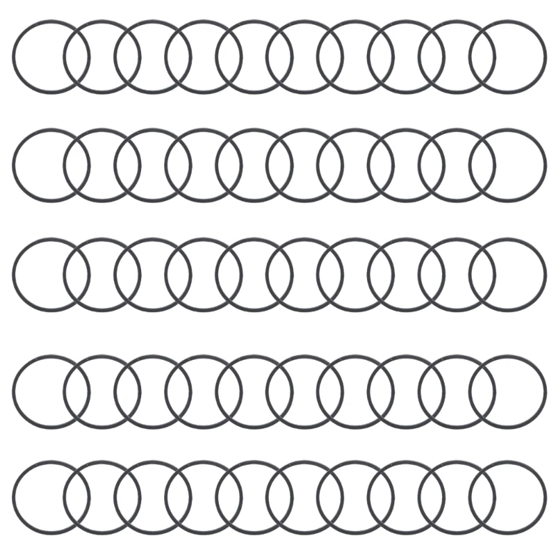 Set of 50 Rubber Drive Belts for Audio Equipment 6 Set of 50 Rubber Drive Belts for Audio Equipment - Image 6