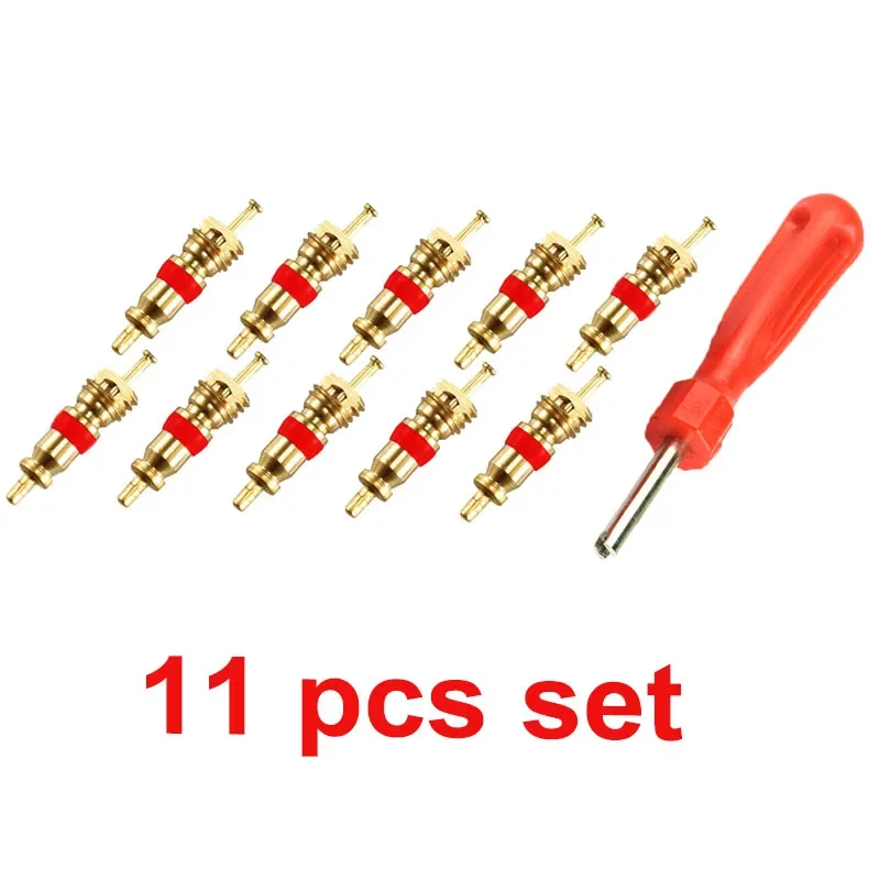 Copper Tire Valve Cores Kit for Vehicles 7 Copper Tire Valve Cores Kit for Vehicles - Image 7
