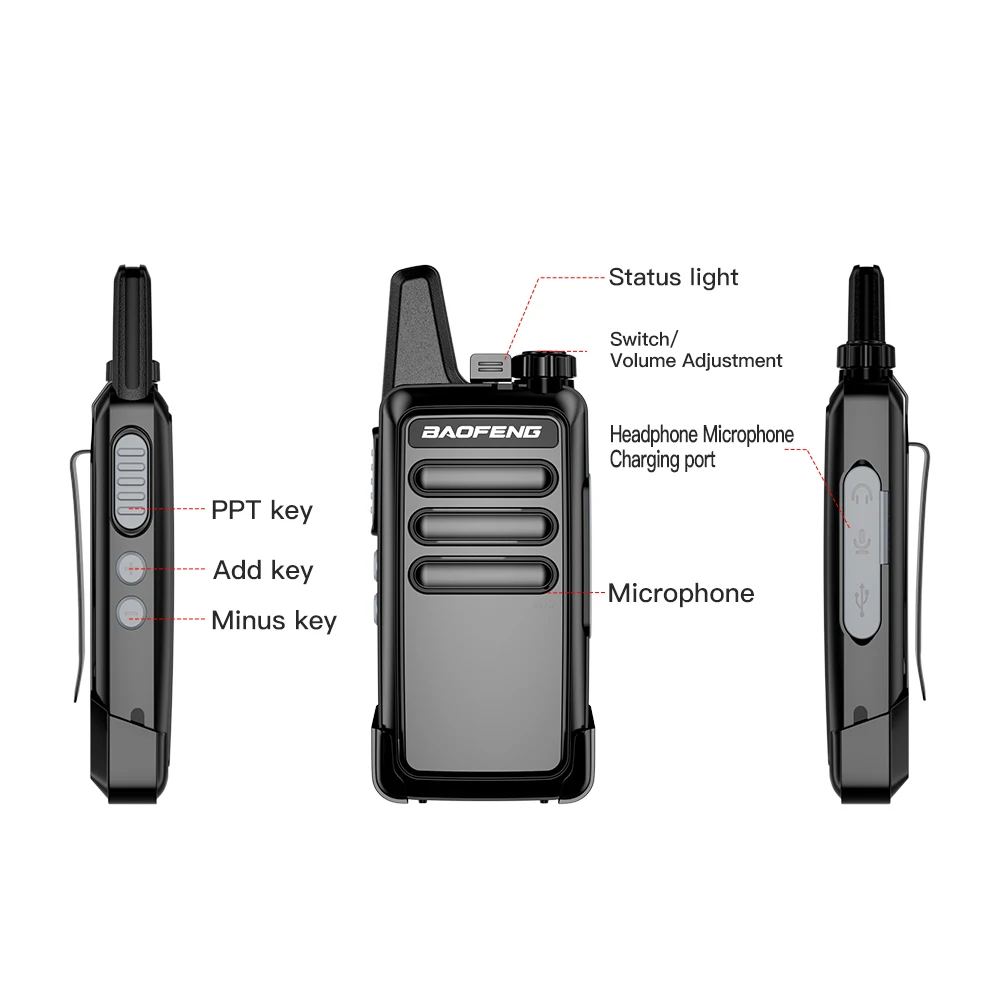 Six-Pack Baofeng BF-888S Plus UHF Walkie-Talkies 6 Six-Pack Baofeng BF-888S Plus UHF Walkie-Talkies - Image 6