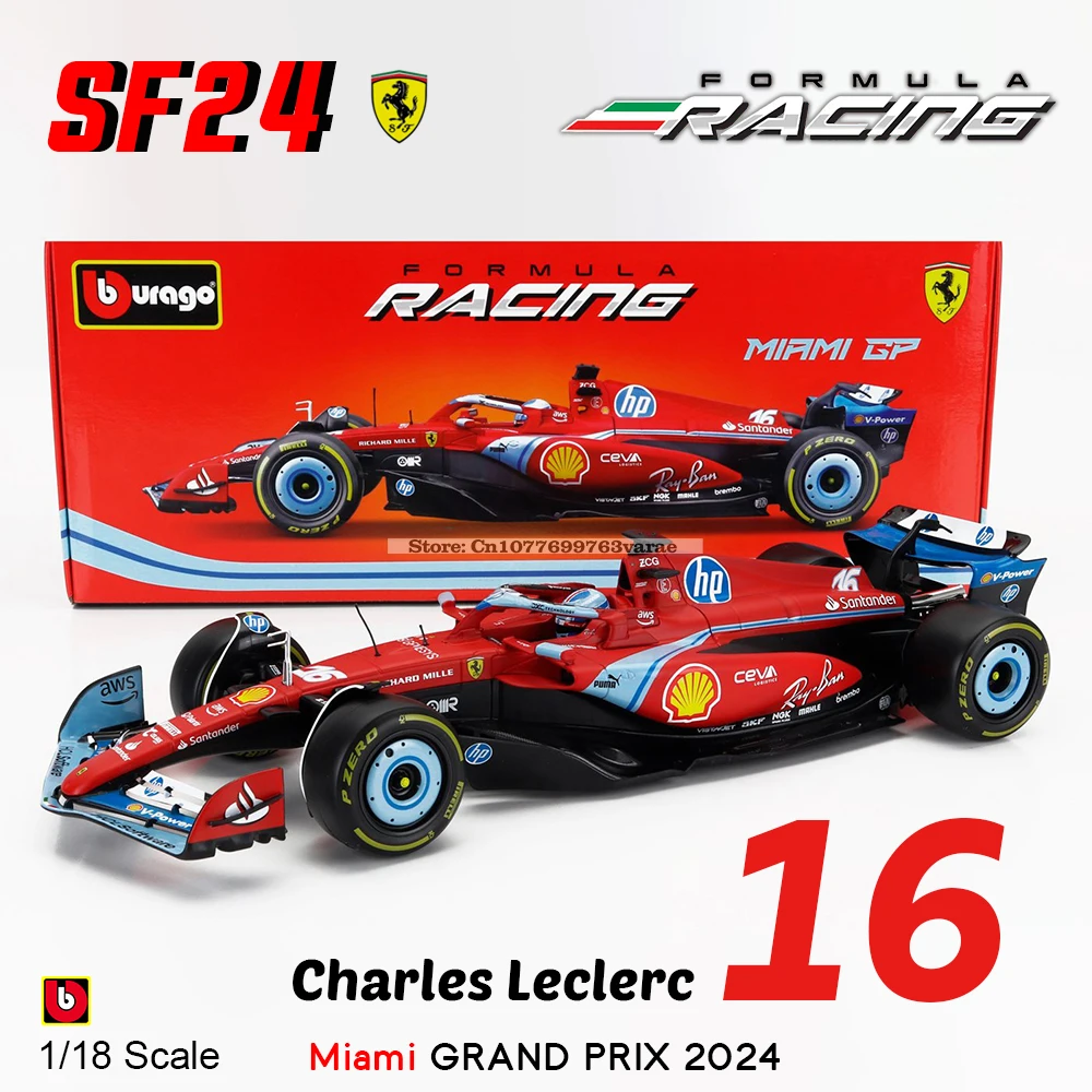 Ferrari SF24 1:18 Diecast Model in Collectible Display 7 Ferrari SF24 1:18 Diecast Model in Collectible Display - Image 7