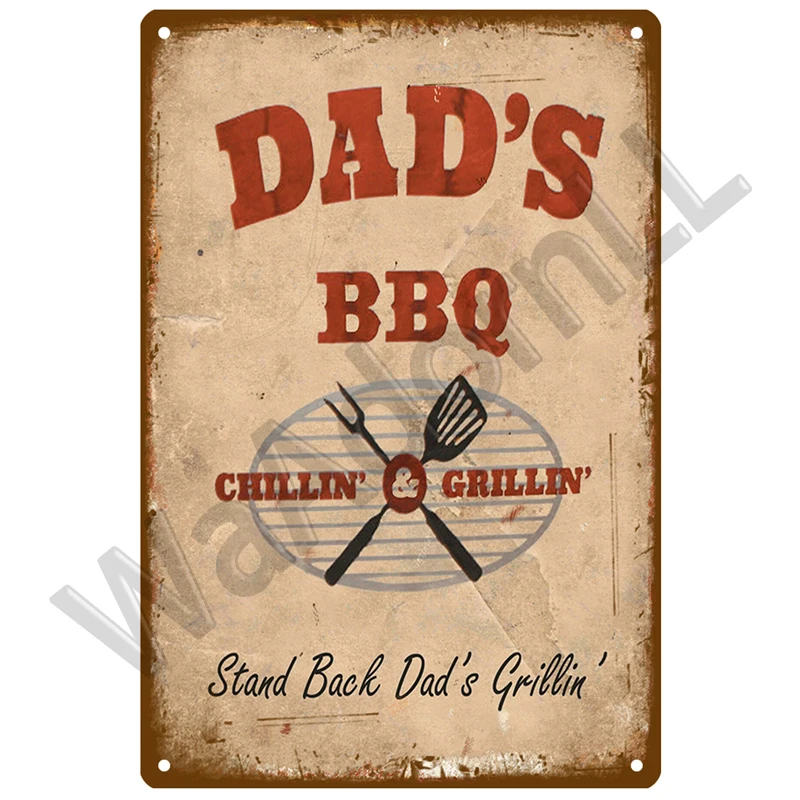BBQ Zone Vintage Metal Tin Sign 20x30 cm 26 BBQ Zone Vintage Metal Tin Sign 20x30 cm - Image 26