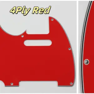 Left-Handed Telecaster Pickguard 3-Ply/4-Ply Options 49 S2843fef9b76f4a6ab3824d4f6dc8c357v