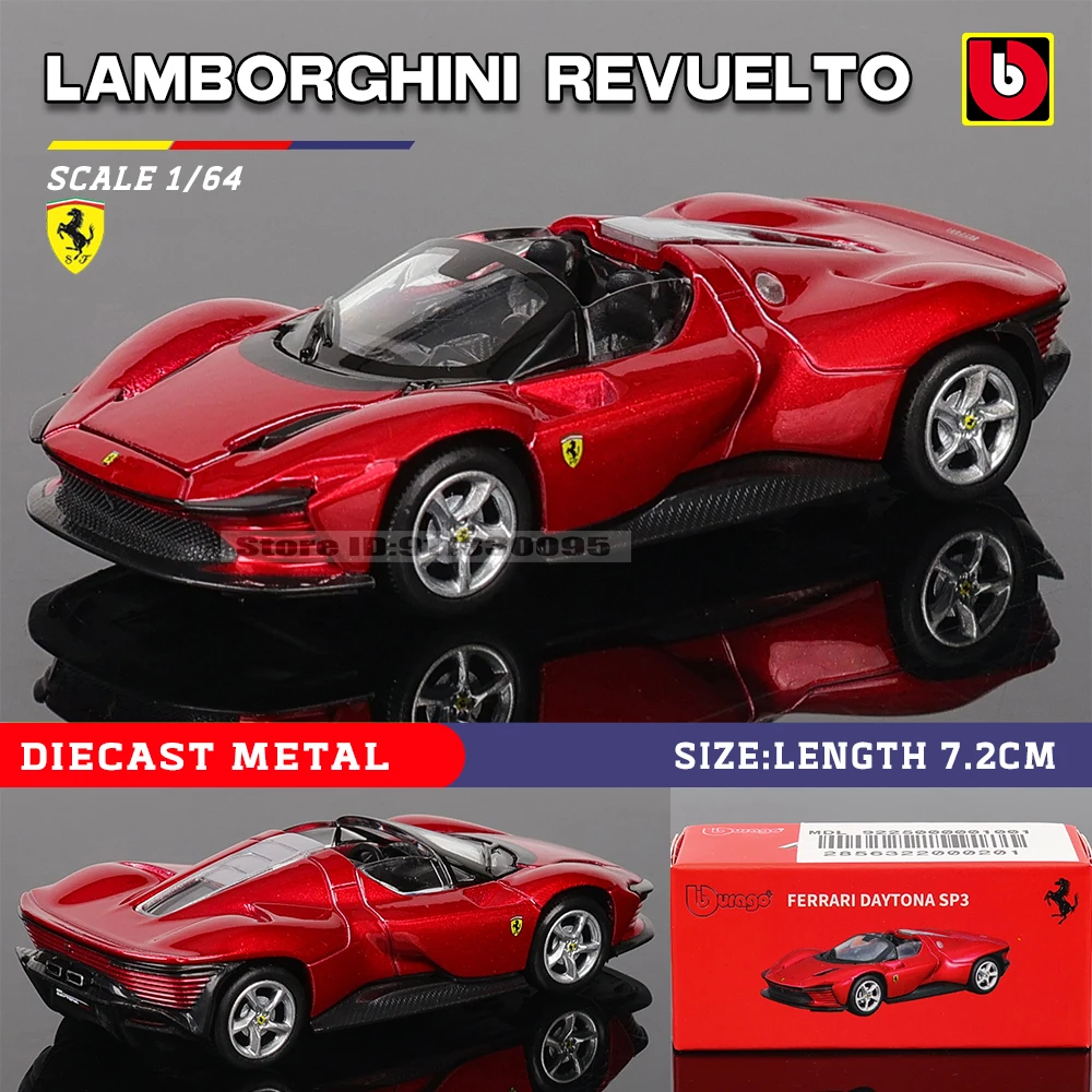 Ferrari E812 COMPETIZIONE 1:64 Diecast Model 7 Ferrari E812 COMPETIZIONE 1:64 Diecast Model - Image 7