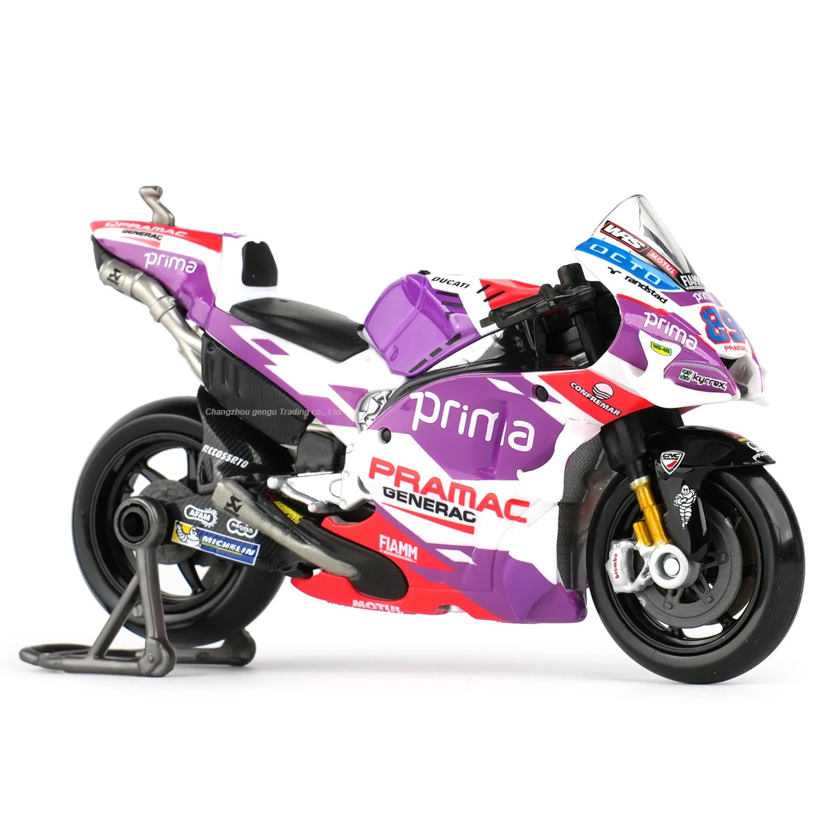 Die-Cast Ducati Pramac Racing Model 2022 2 Die-Cast Ducati Pramac Racing Model 2022 - Image 2