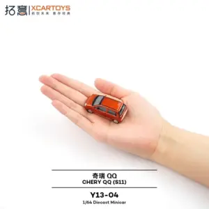 Vibrant Orange Classic Hatchback Model 1:64 Scale 10 S29bc2ef59cc94325b61ac2edb0c0f4e0x