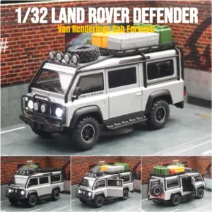 Yellow Land Rover Defender Diecast Model 1/32 Scale 16 S2a41dd1346694700857fe8659b19540cs
