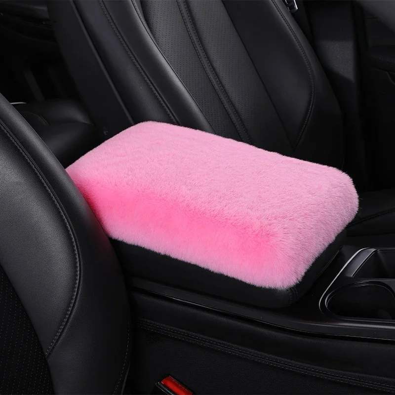 Plush Winter Car Armrest Cover 30x20 cm 7 Plush Winter Car Armrest Cover 30x20 cm - Image 7