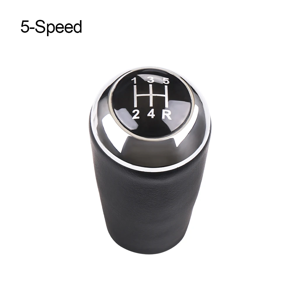 Mazda Black Leather Gear Shift Knob for 5-6 Speed 7 Mazda Black Leather Gear Shift Knob for 5-6 Speed - Image 7