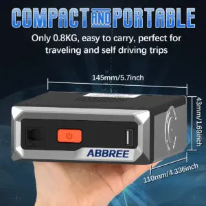 ABBREE AR-7600 Dual-Band Mini Mobile Radio 12 S2b64b1d8e9584a5ba3b0c04aa57048e6g 1