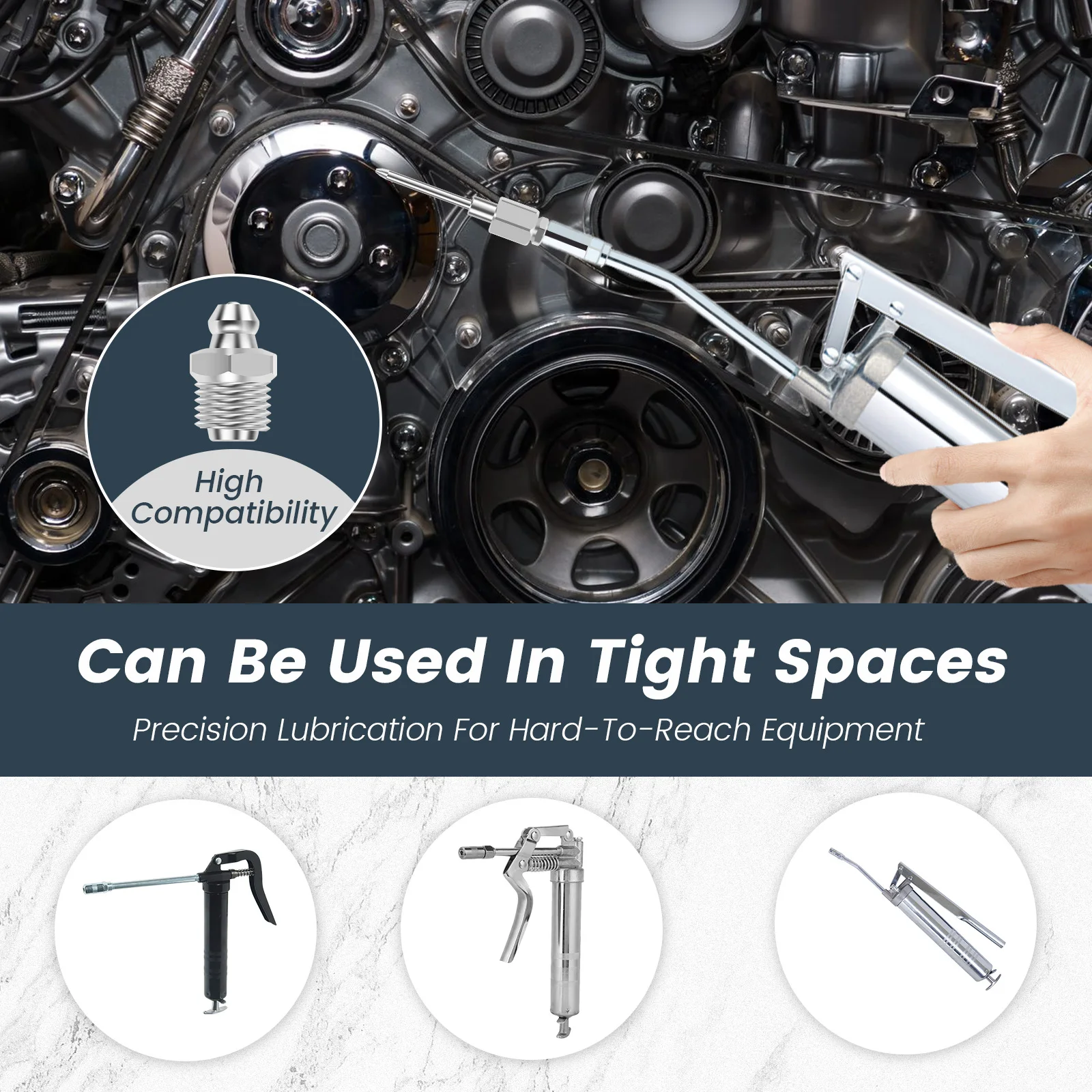 Precision Carbon Steel Grease Needle Kit for Machinery 4 Precision Carbon Steel Grease Needle Kit for Machinery - Image 4