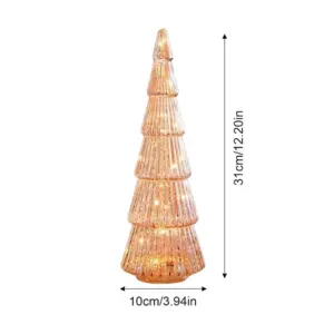 Lighted Glass Christmas Tree Decor Set 17 S2c37ce7b7668478c88aef0f1c40589f5U