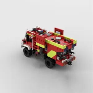 616-Piece Red Fire Truck Model Kit for Enthusiasts 5 S2c405cf0aed843fb80c2eaed8d6212d4w