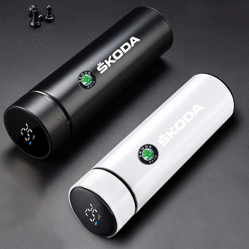 SKODA 500ml Digital Thermos Vacuum Flask 2 SKODA 500ml Digital Thermos Vacuum Flask - Image 2