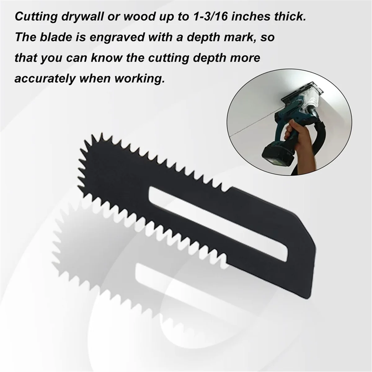 5 Pack High Carbon Steel Drywall Saw Blades 3 5 Pack High Carbon Steel Drywall Saw Blades - Image 3