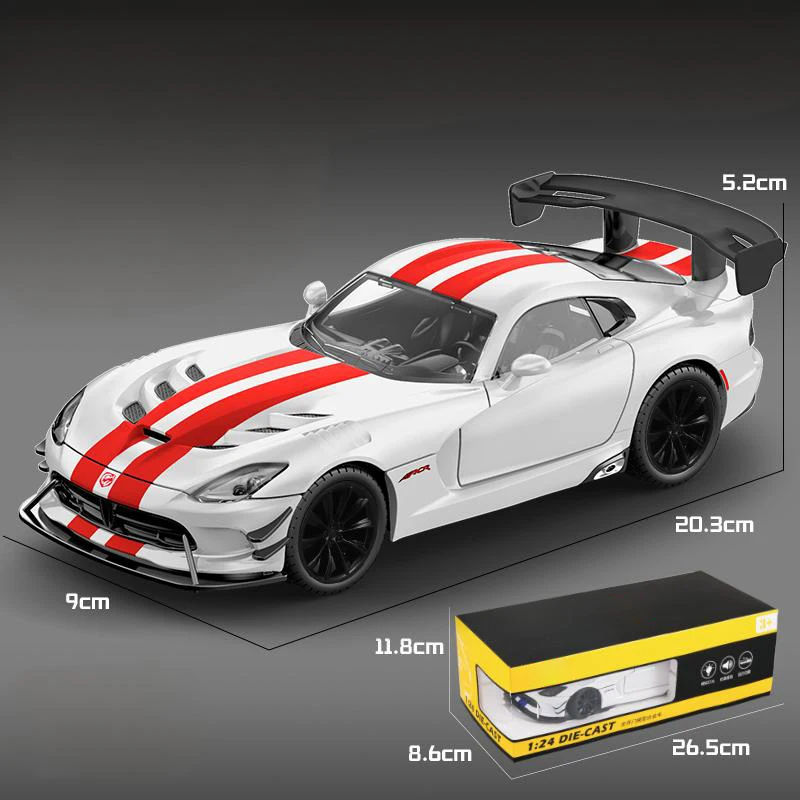 1:24 Scale Diecast 2016 Dodge Viper ACR Model 16 1:24 Scale Diecast 2016 Dodge Viper ACR Model - Image 16