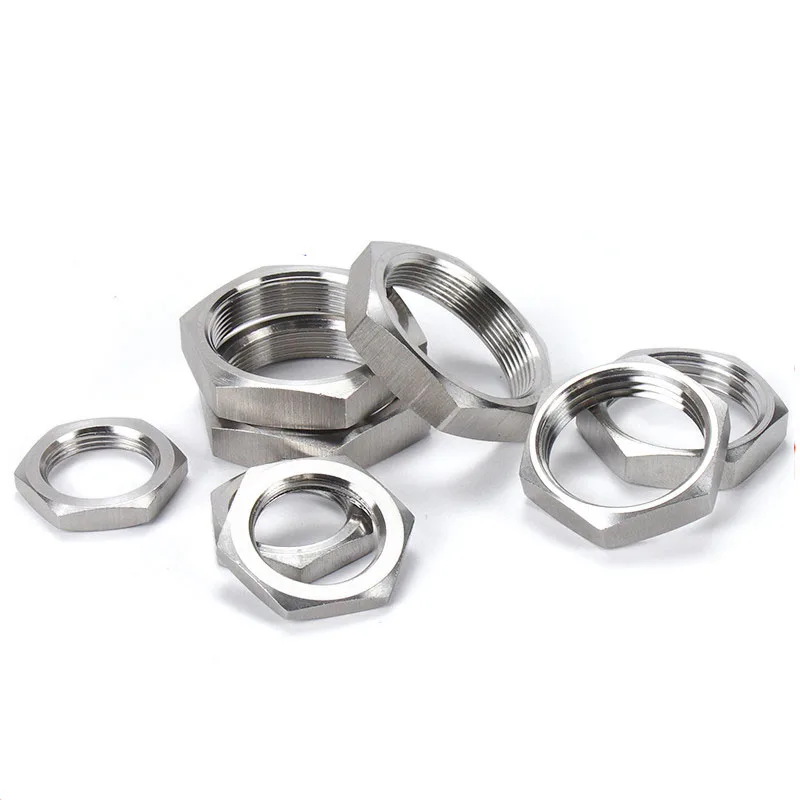 Stainless Steel BSP Lock Nut 1/8" to 4" 2 Stainless Steel BSP Lock Nut 1/8" to 4" - Image 2