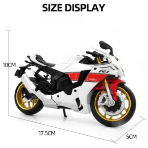 Yamaha YZF-R1M 1:12 Scale Diecast Model 46 S2dbcbd48889347efb65c103b67580a55t