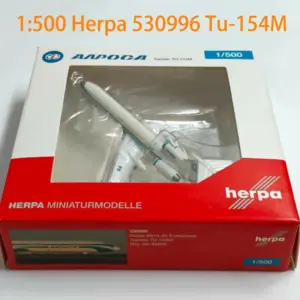 Tu-154M Diecast Model Airplane 1:500 Scale 17 S2dc80c1723f44fc1b477e35bd26137c4x