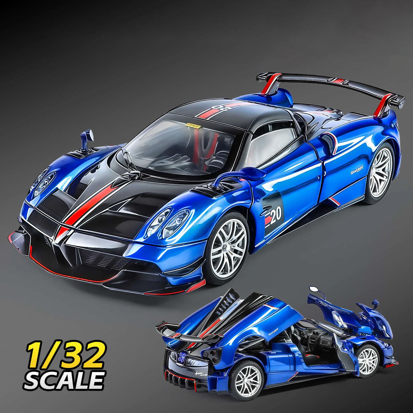 Pagani Huayra BC 1:32 Diecast Model 5 Pagani Huayra BC 1:32 Diecast Model - Image 5