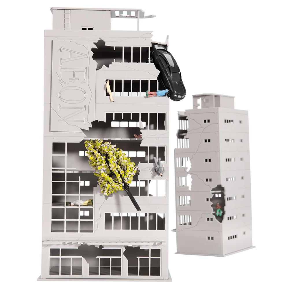 Battle-Worn AEON Building Scene Model 1:100/144 4 Battle-Worn AEON Building Scene Model 1:100/144 - Image 4