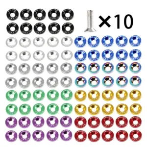 Vibrant Aluminum Fastener Set for Cars 12 S2e1adcc266ec400e975a1312c08c94f0D