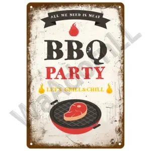 Vintage BBQ Metal Sign Collection 20x30 cm 61 S2e2d6d18f9514acbaf7874e1003597bb8 2