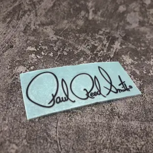 Custom Black Metal Guitar Decals for PRS