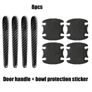 Car Door Handle Protector Stickers with Carbon Fiber Pattern 19 S2f0795d248e145a18e8080983af15b819