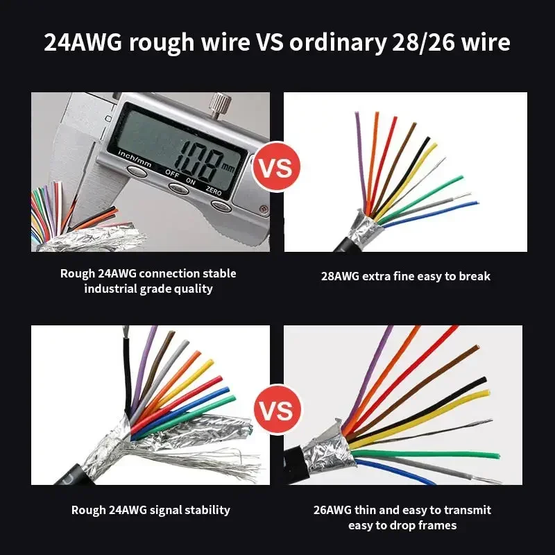 Black RS232 Connector Cable 0.5m-20m 6 Black RS232 Connector Cable 0.5m-20m - Image 6