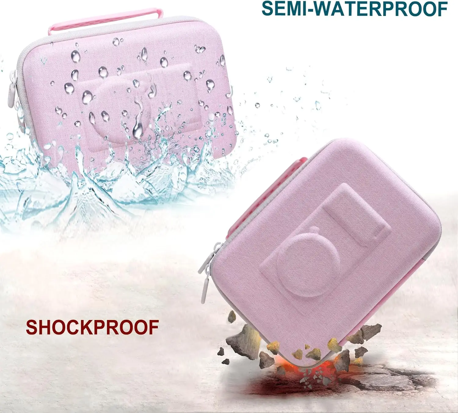 Pink Travel Case for Sony ZV Series Cameras 3 Pink Travel Case for Sony ZV Series Cameras - Image 3