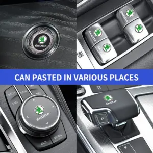 Skoda Badge Stickers for Interior 1-10 pcs 13 S2fcfa2147d9e42b7afd8dcff0f9536427