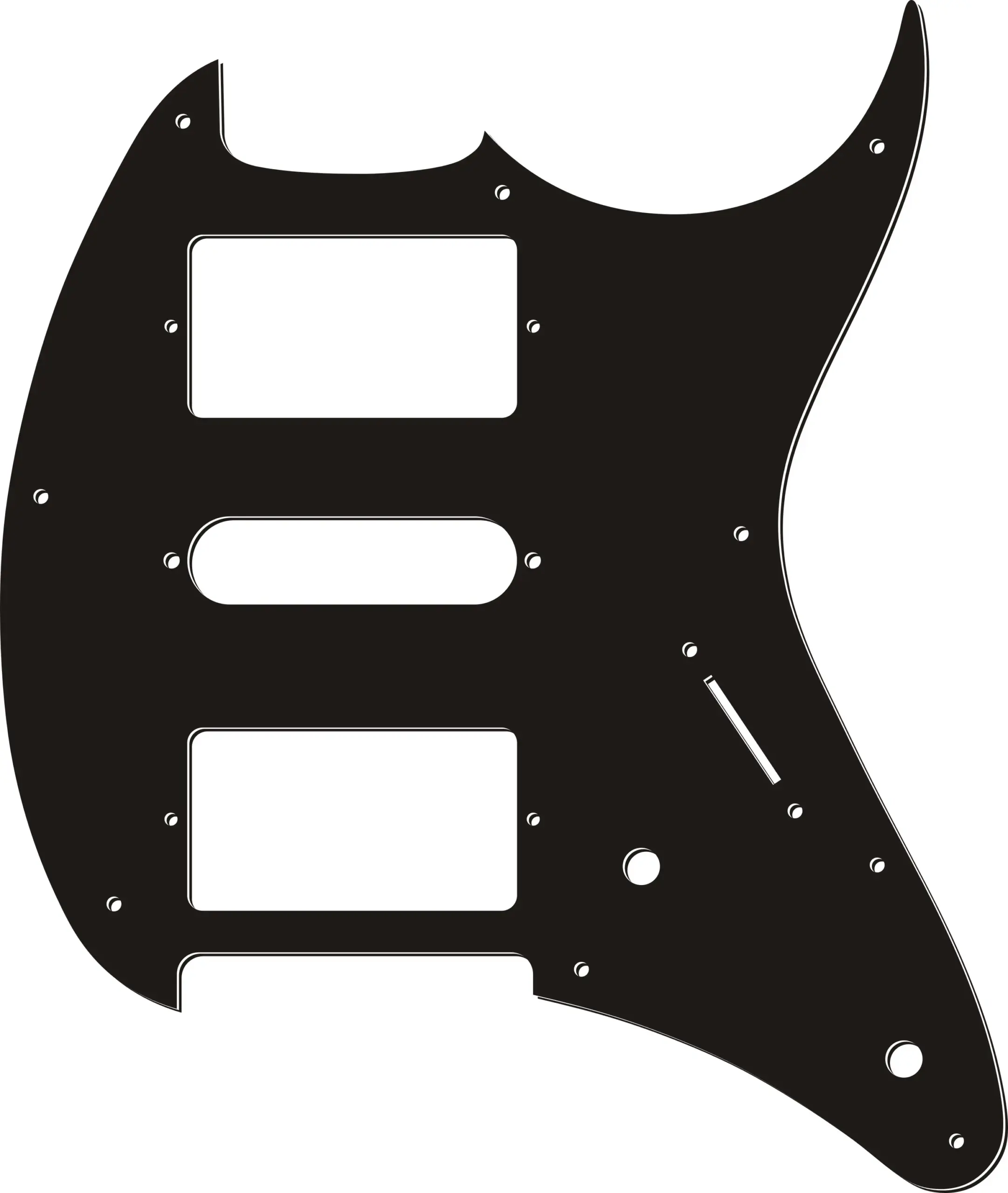 Custom Pickguard for Cort Hiram Bullock HSH 2 Custom Pickguard for Cort Hiram Bullock HSH - Image 2