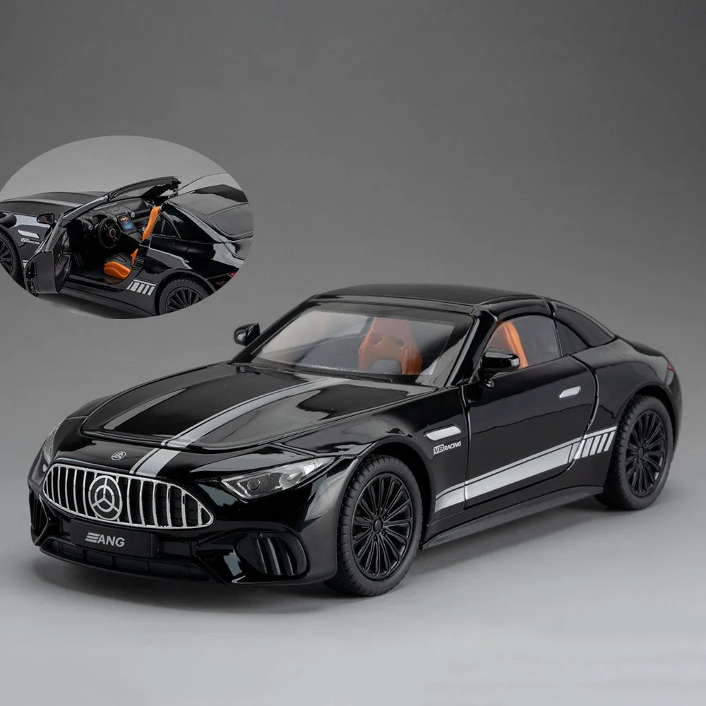 Vibrant Yellow and Black Miniature Sports Car 8 Vibrant Yellow and Black Miniature Sports Car - Image 8